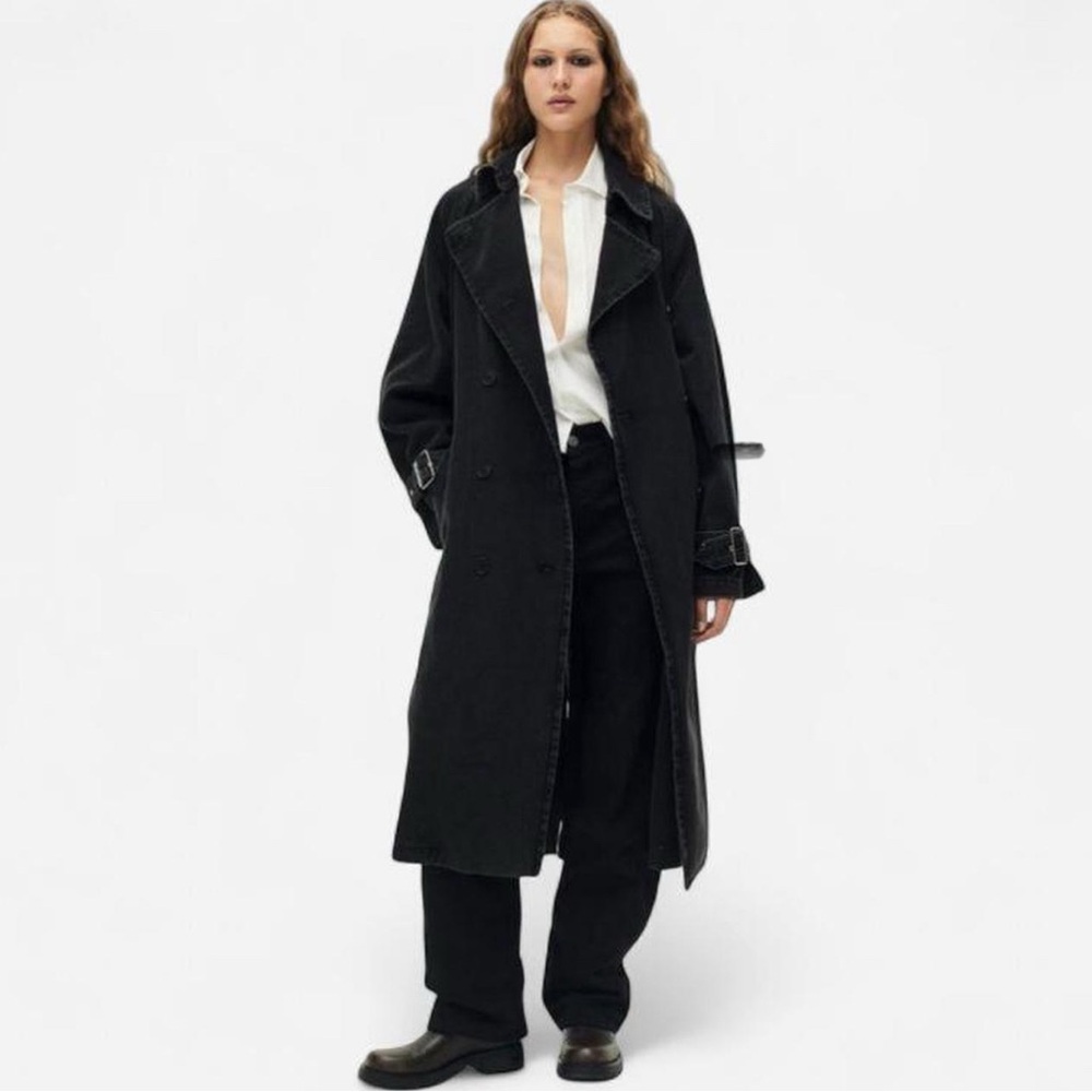 Zara ZW collection denim trench (sz XS)